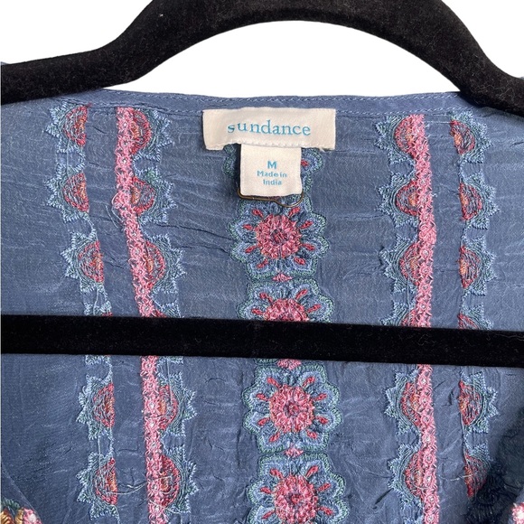Sundance Catalog Womens Size Medium Dress Embroidered Floral Boho Shift NWOT - Picture 6 of 6